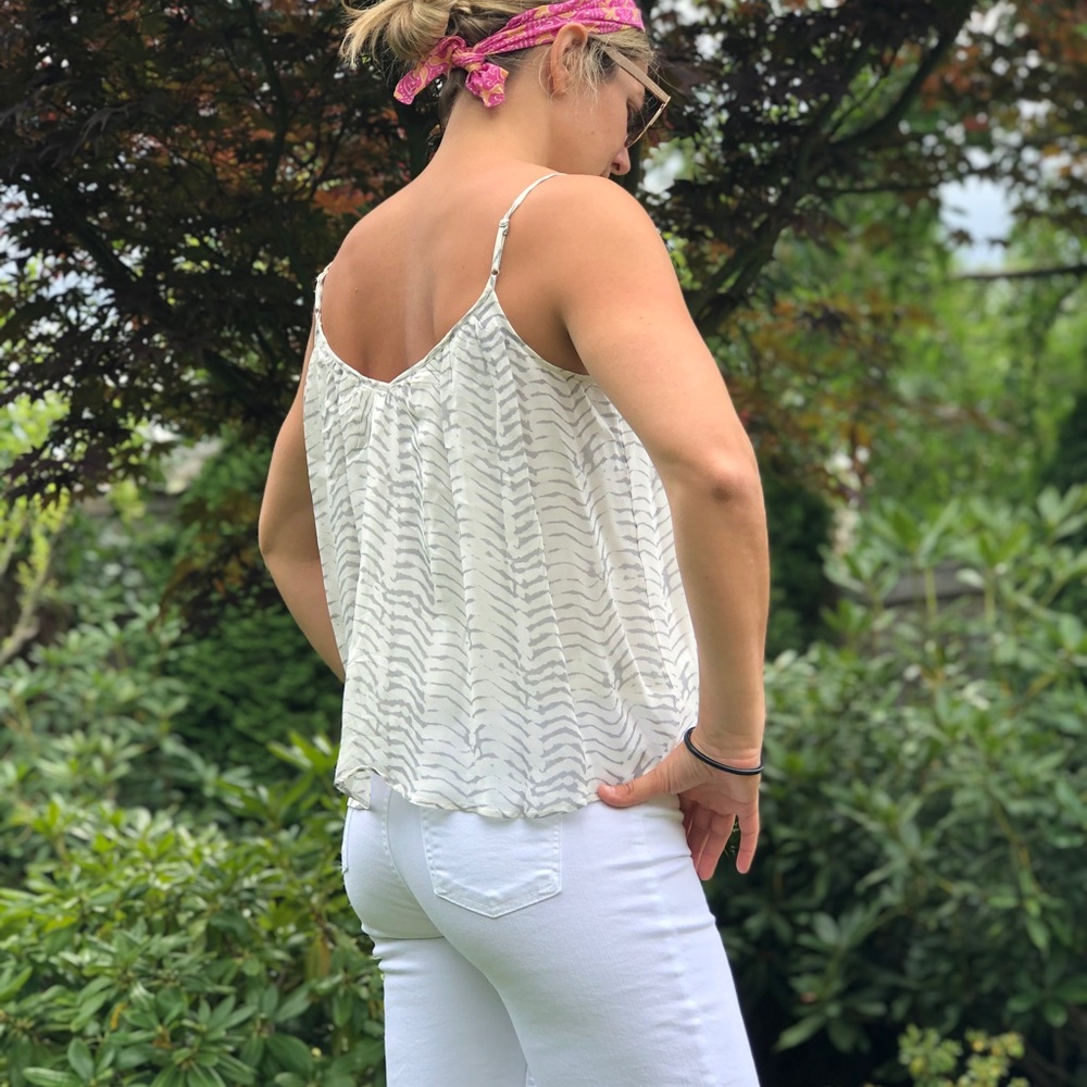 Soft flowy tank top.